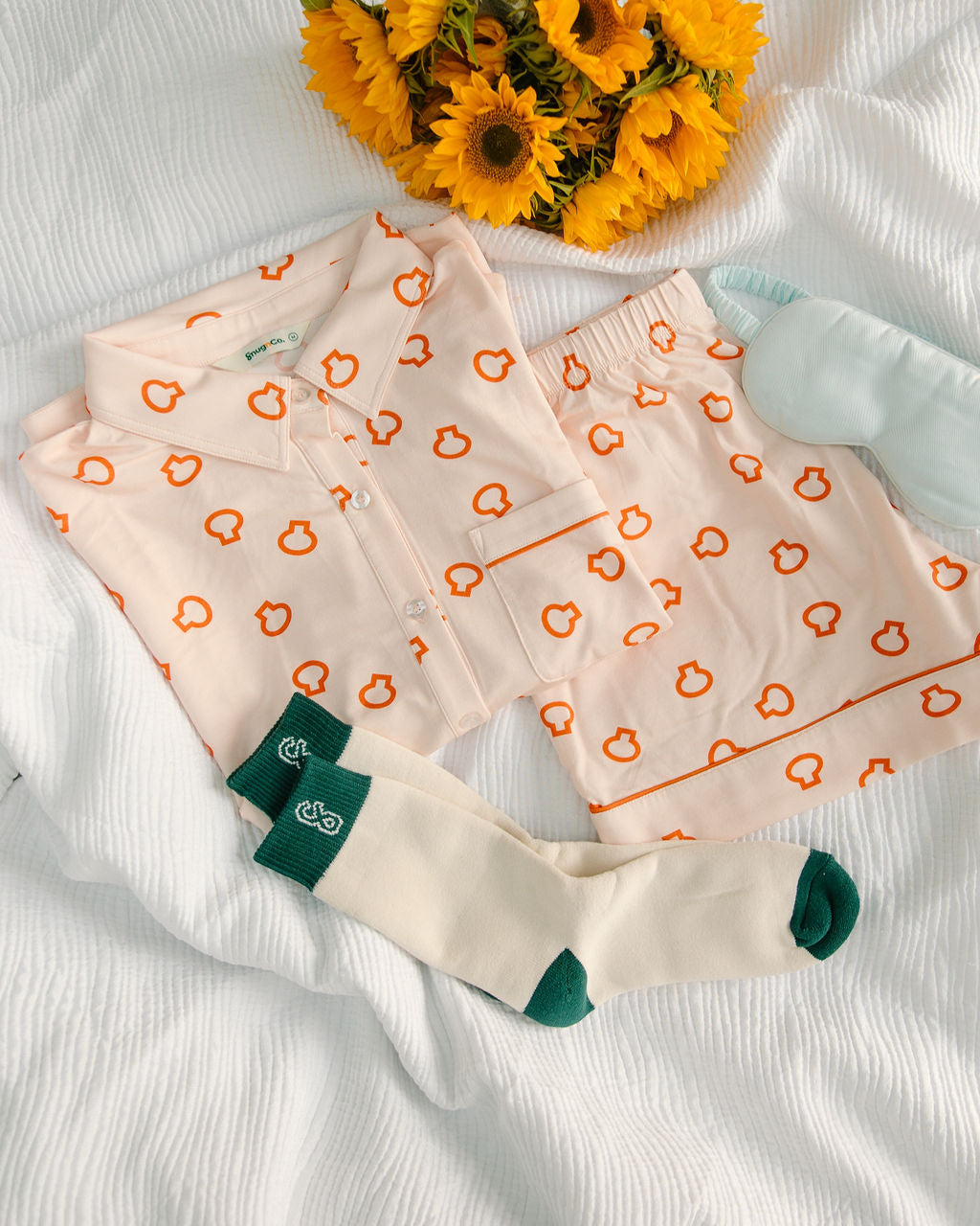 Mushmallow Magic Silky Short Sleep Set