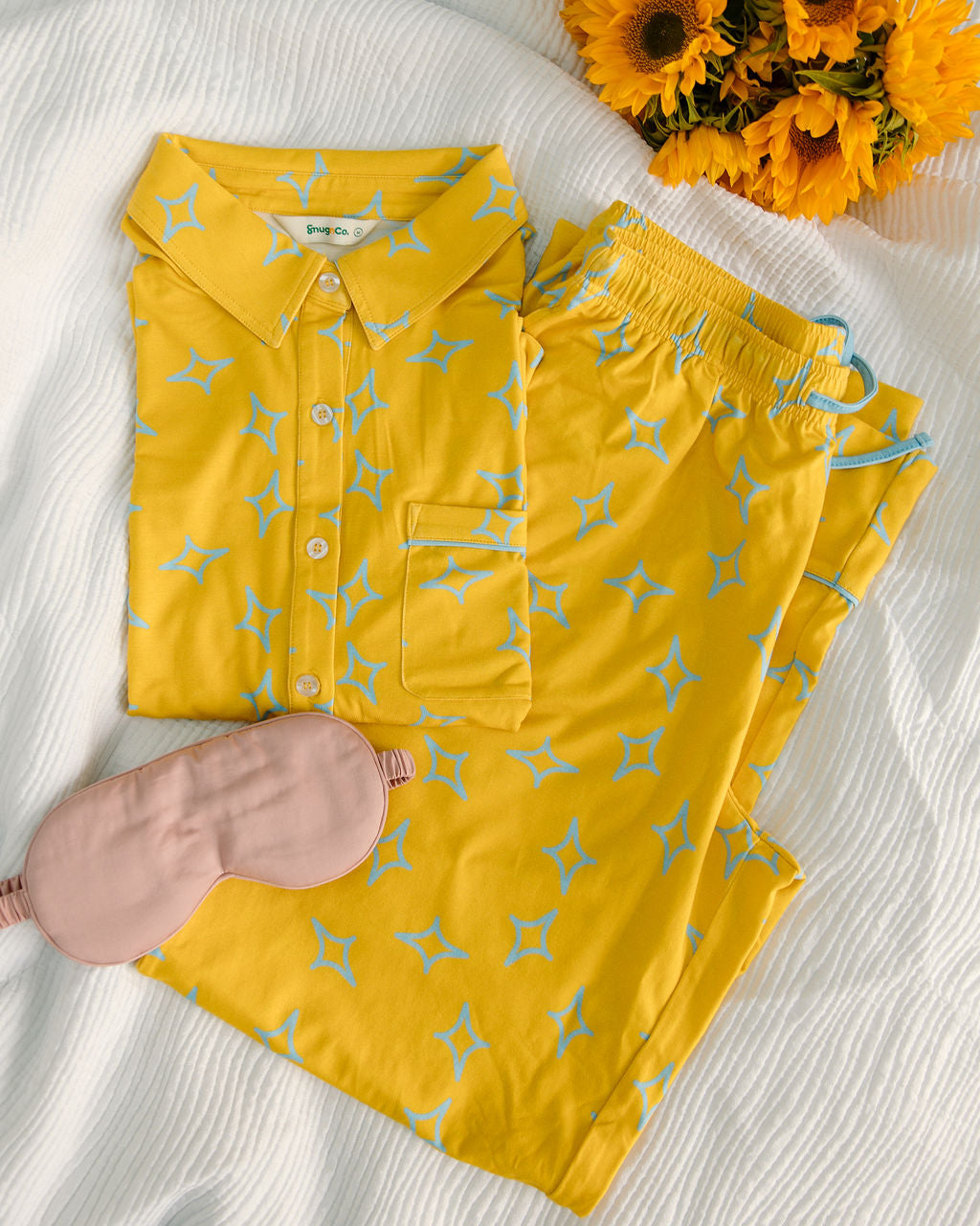 Stellar Snuggle Silky Long Sleep Set