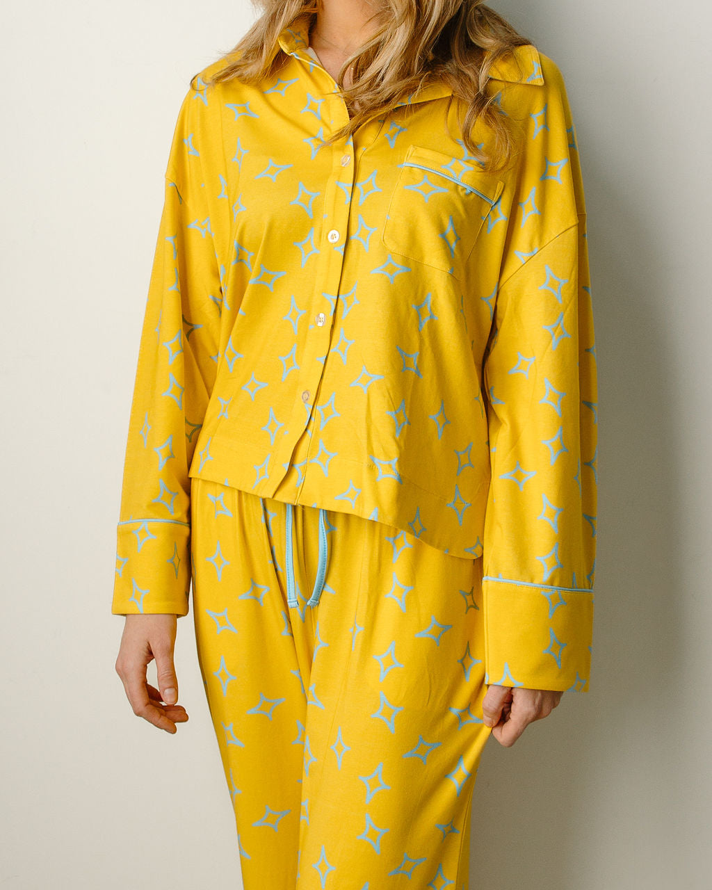 Stellar Snuggle Silky Long Sleep Set