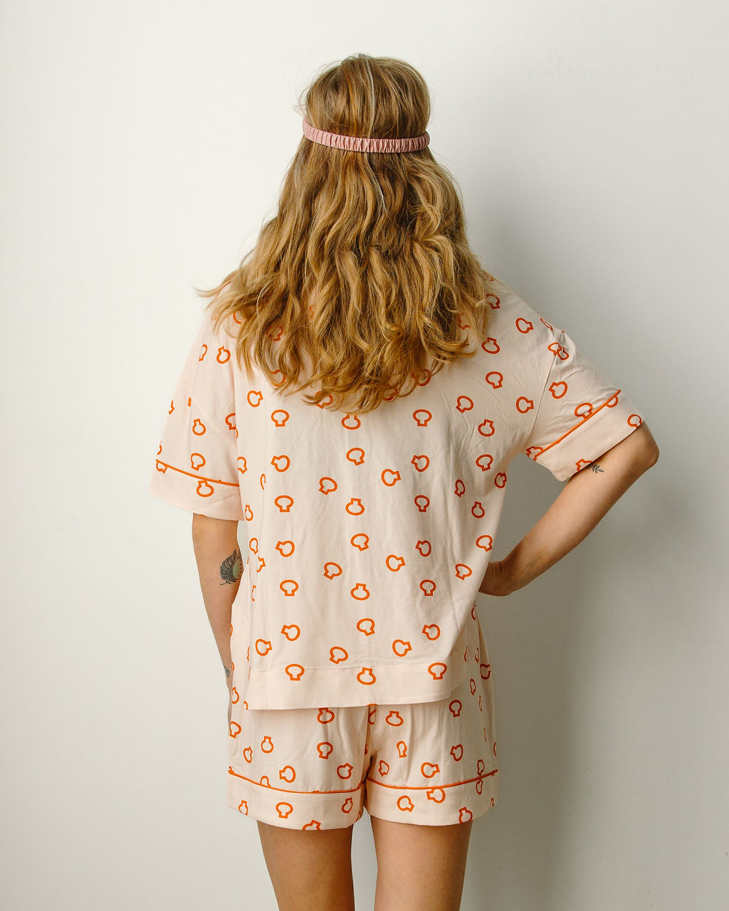 Mushmallow Magic Silky Short Sleep Set