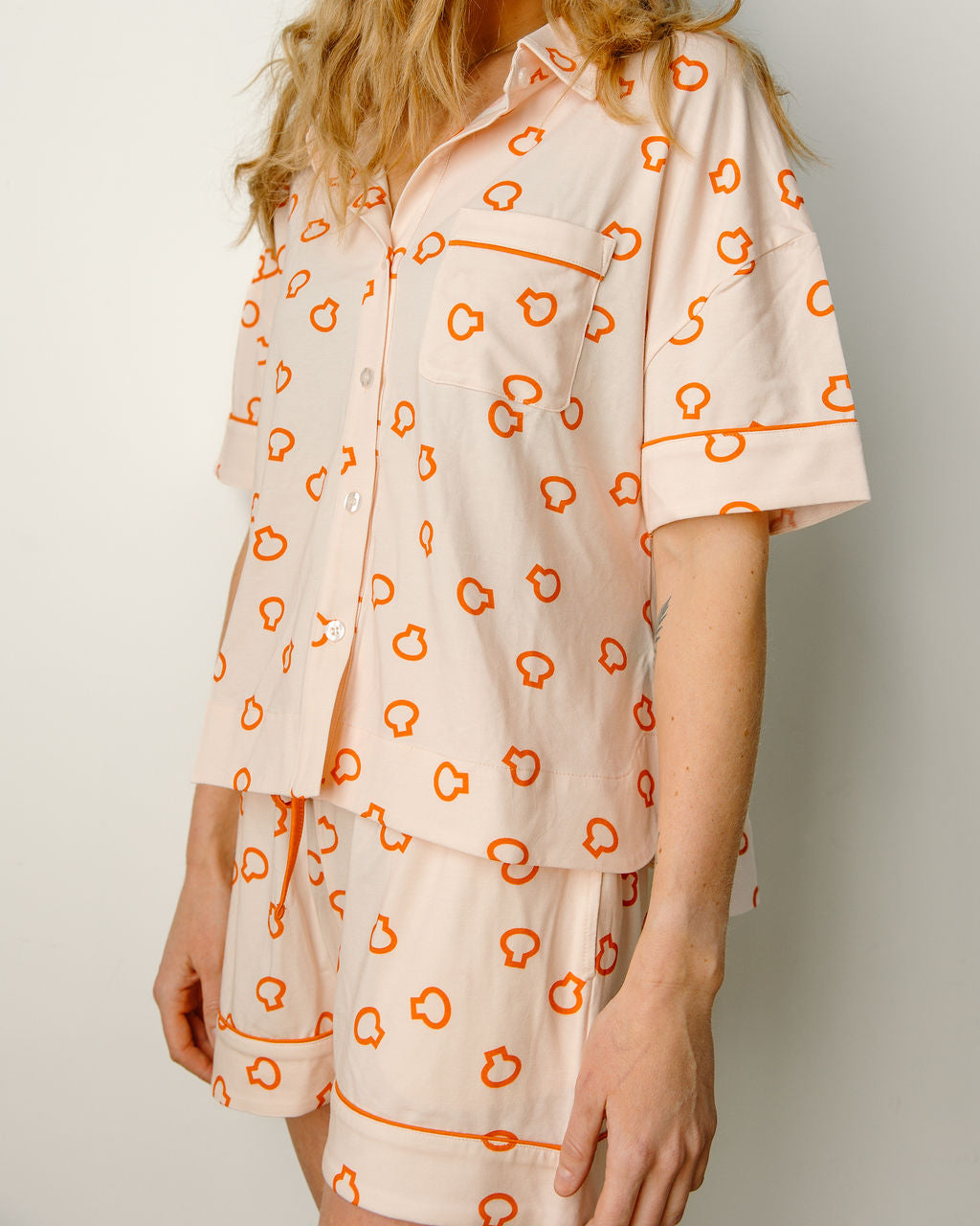 Mushmallow Magic Silky Short Sleep Set